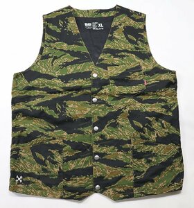BLUCO work garment (ブルコ ワークガーメント) Standard Work Vest / スタンダード ワークベスト OL-064 美品 タイガーカモ size XL