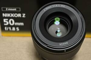 超美品　NIKKOR Z 50mm 1.8 S　メーカー保証残あり（5月14日まで）　付属品完備