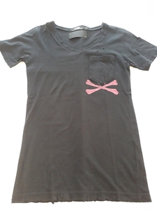 【送料無料】Roen×PLEIN　ロエンTシャツ　サイズ1 ブラック