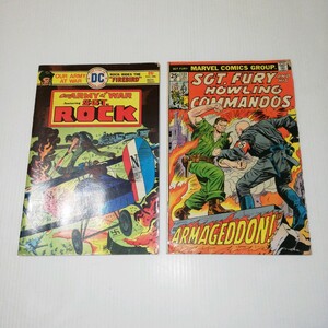 【ジャンク】 アメコミ2冊　Sgt. Fury and his Howling Commandos / sgt. rock / アメリカンコミック 良品専科アメコミ No.21