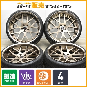 【鍛造】ハイパーフォージド HF-C7 9.5J 20in -3 21in 11.5J +10 PCD114.3 ピレリ P-ZERO 245/30R20 295/25R21 フェアレディZ Z34 FORGED