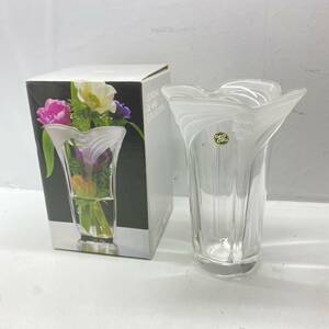 送料無料g21475 HOYA ホヤ　花さし ガラス製 花瓶 花器 インテリア フラワーベース フラワーポット すずらん 花瓶 日本製 未使用