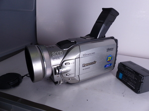 ミニDV　3CCD　Panasonic　NV-MX2000　バッテリー付