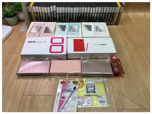 V8227S ★任天堂 NintendoニンテンドーDS/Dsi/DSLitte/本体8台 とソフト46枚/ぷよぷよ・テトリスなど色々【 動作確認済】