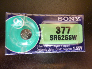 SONY 酸化銀電池 SR626SW 1個 ボタン電池　新品・未使用
