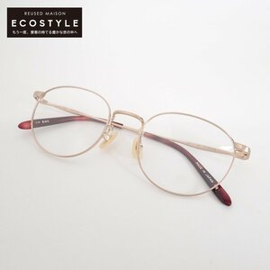 【美品】KANEKO OPTICAL 金子眼鏡 KV-59 BWG TITANIUM ボストンシェイプ メガネフレーム 眼鏡 52□21-145