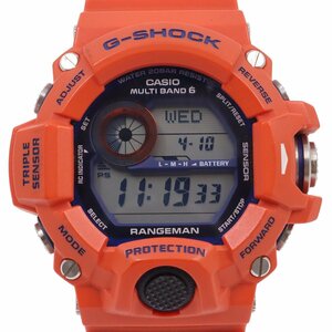 カシオ G-SHOCK 神戸消防局タイアップモデル レンジマン ソーラー電波 メンズ 腕時計 GW-9400FBJ-4JR【いおき質店】