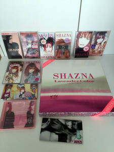 即決 直筆サインフォト付 完品 SHAZNA Lavender Color シャズナノキモチ 新品シングルCD10枚 IZAM IZANE IZAMU AOI NIY V系 ヴィジュアル系