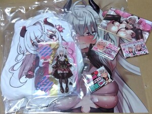 山田テュテュル　グッズセット　クッション　アクリルスタンド　色紙　缶バッチ　クリアポスター　VTuber　たまぷろじぇくと