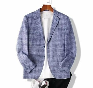 B35081【新品未使用】春物 S 春夏の紳士 テーラードジャケット 美麗品
