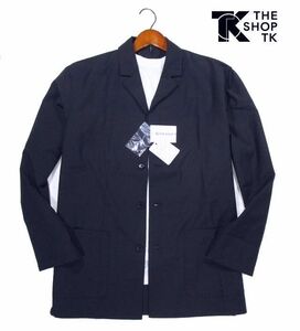 ◆H11 春夏◆ 新品 タケオキクチ THE SHOP TK テーラード シャツジャケット【L】紺 ネイビー　カジュアル ジャケット
