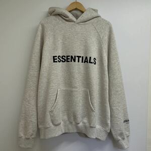 新品 ESSENTIALS エッセンシャルズ プルオーバー パーカー フーディ オートミール Mサイズ fear of god フィアオブゴッド