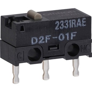 【送料無料】OMRON D2F-01F 9個入り マイクロスイッチ 日本製 オムロン 極超小形基本スイッチ ゲーミング マウス