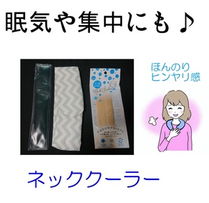 2本!子供用Sサイズ?濡れタオル首にかける涼しい何度も使える緑ネッククーラー子供ネックファン首掛け扇風機THANKO集中力サンコーuser女の子