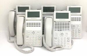 NTT ビジネスフォン A1-(18)STEL-(2)(W) 電話機 5台セット