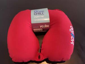 【未使用】Yogibo　Neck Pillow logo レッド ヨギボー　ネックピロー　赤