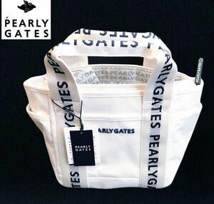 □z006新品 正規品 【白】ゴルフPEARLY GATES 【定番】カートバッグ (UNISEX) 紺 男女兼用モデル パーリーゲイツ