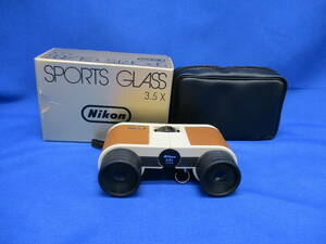 【送料無料】◆ Nikon ニコン スポーツグラス 3.5X ブラウン 双眼鏡 146ｇ/831