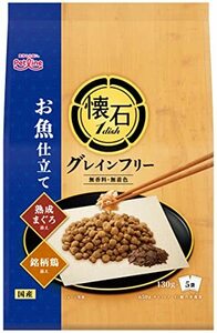 ペットライン 懐石1ｄｉｓｈ キャットフード グレインフリー お魚仕立て 熟成まぐろと銘柄鶏添え 650ｇ(130ｇ×5