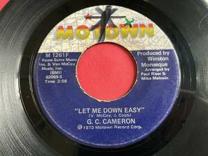 G.C. CAMERON LET ME DOWN EASY & TIME SOUL 45 HIT JAMAICA HIT DENNIS BROWN 試聴
