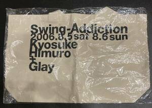 新品 未開封 氷室京介+GLAY swing-Addicton 2006 トートバッグ