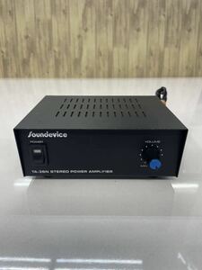 SOUNDEVICE ステレオパワーアンプ TA-3SN　音響機器　PA機器　アンプ