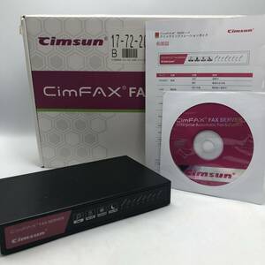 【未検品】Cimsun (R) CimFAX Fax Server A5 CF-C2102 単線版 小型FAXサーバ ファクシミリ /Y16687-R1