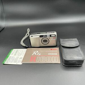 リコー　R1s 1996年モデル35mmフィルムカメラ　情報パネルとファインダー内液晶と電池ぶた難あり