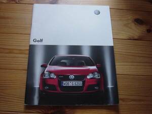 カタログ　VW　Golf 　ゴルフⅤ　0504　含GTI　P52＋価格