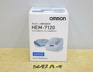 5642A24 未使用？ OMRON オムロン 上腕式血圧計 HEM-7120 デジタル 自動 家庭用 血圧測定