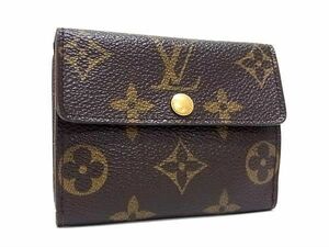 1円 ■美品■ LOUIS VUITTON ルイヴィトン M61927 モノグラム ラドロー コインケース カードケース 小銭入れ ブラウン系 AX5370