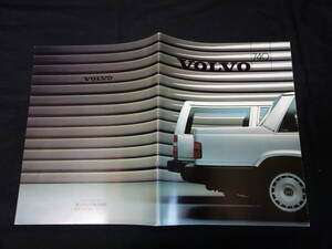 【￥2000 即決】VOLVO ボルボ 740 セダン GL/GLE/ターボ / エステートワゴン ターボ 7B230 / 7B230W型 本カタログ 日本語版 /1987年