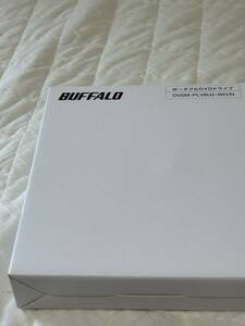 BUFFALO バッファロー　ポータブルDVDドライブ　DVSM-PLV8U2-WH/N 一度だけ使用の美品