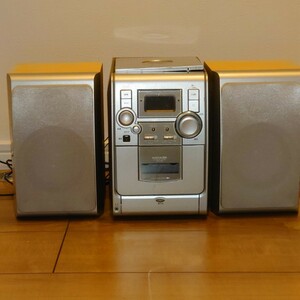 SOUNDLOOK SAD-4305 CD カセット ラジオ コンポ CDデッキ カセットデッキ 