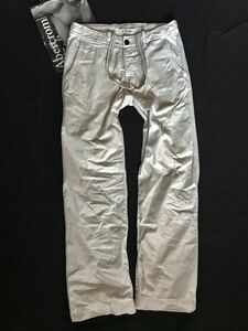 定価二万 Abercrombie&Fitch SLIM STRAIGHT ダメージ ペイントデニム ホリスター RUEHL