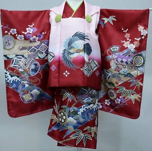 七五三 三歳 男児 被布着物フルセット 日本製 陽気な天使 祝着 新品（株）安田屋 NO38627