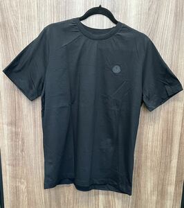 未使用 タグ付き MONCLER モンクレール バックロゴTシャツ MAGLIA T-SHIRT ブラック 黒 半袖 Tシャツ メンズM 