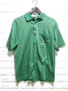 F2 □ LANVIN STUDIO □ ランバンスタジオ　ポロシャツ　緑系　中古　サイズ５０