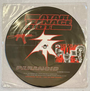 ■1997年 UK オリジナル 新品 ATARI TEENAGE RIOT / ASIAN DUB FOUNDATION - Paranoid / Free Satpal Ram 7”EP DAMGOOD 132 Damaged Goods