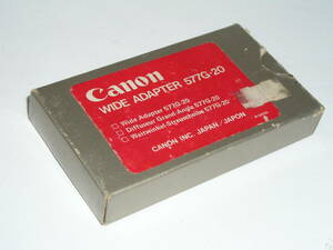 6068●● Canon WIDE ADAPTER 577G-20、キャノンスピードライト用ワイドパネル ●