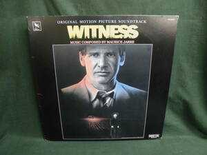 O.S.T.モーリス・ジャールMAURICE JARRE/刑事ジョン・ブック　目撃者WITNESS●LP