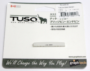 Graph Tech(グラフテック) PQ-2200-00 TUSQ Nut Blank Standard ストラトキャスター用ナット 未加工 フラットボトム