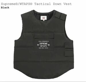 WTAPS x Supreme 21AW TACTICAL DOWN VEST BLACK ブラック　Sサイズ　シュプリーム × ダブルタップス ダウン ベスト