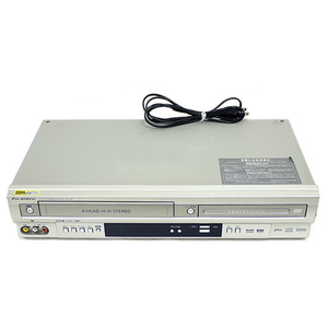 【中古】DXアンテナ製 VHS付きDVDプレーヤー DV-140V [管理:30313046]