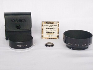 Nikon ニコン フード Nikon F Nikomat-2.0 YASHICA レンズフード ケース付き まとめ売り