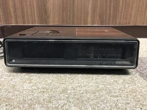 SONY ソニー 昭和レトロ ラジオ クロックラジオ icf-c530