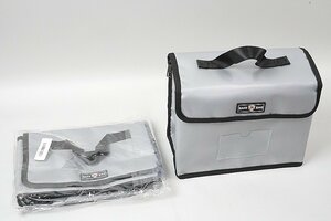 SAFE BAG セーフバッグ 約横幅25 x 高さ19.5 x 奥行き13cm LiPoバッテリー用バッグ 2点セット