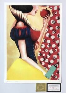 DEATH NYC アートポスター 世界限定100枚 白雪姫 スノーホワイト プリンセス ディズマランド ディズニー 草間彌生 ヴィトン 現代アート