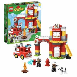 レゴデュプロ 光る! 鳴る! 消防車と消防署 LEGO duplo