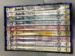 DVD-BOX ドットハック サイン 　.hack//SIGN VOL.1~9　全9巻 セル版